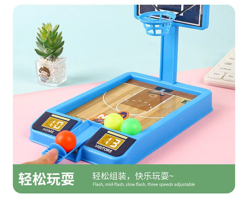 New Shooting Game Machine Mini Basketball Rack Shooting Machine Parent-child Interaction Children Indoor Leisure Educational Toy