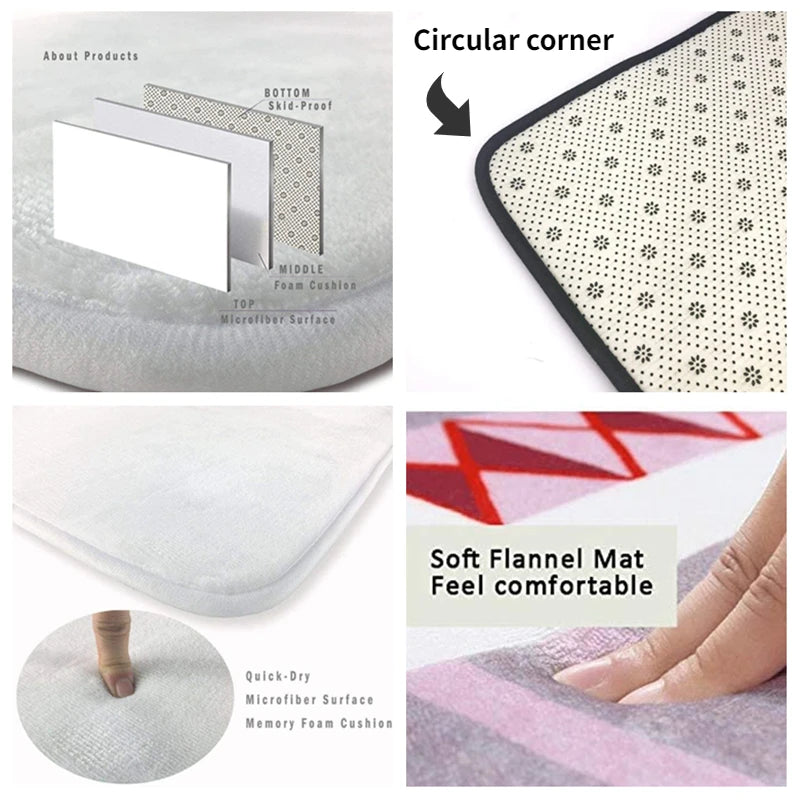 Large Area Carpets for Living Room Easy Clean Non-slip Bedroom Cloakroom Decoration Rugs Washable Sofa Coffee Table Entrance Mat