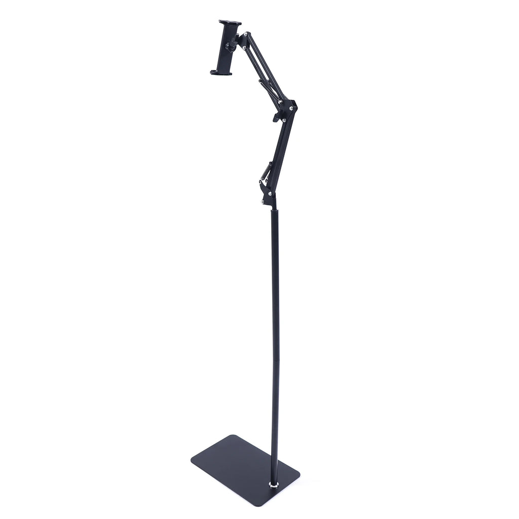 360° Tablet Floor Stand Floor Standing Mobile Phone Holder Tripod Stand Rotating Mount Height Adjustable