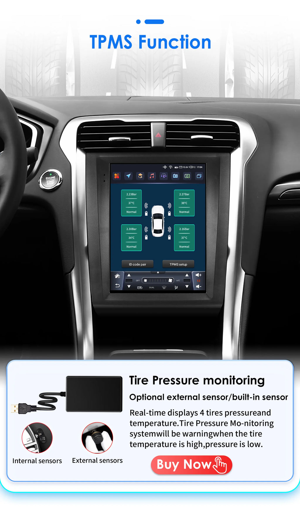 9.7"Carplay Android Auto Car radio for Ford Fusion Mondeo mk5 2013-2019 multimedia car intelligent systems GPS navi Screen Audio