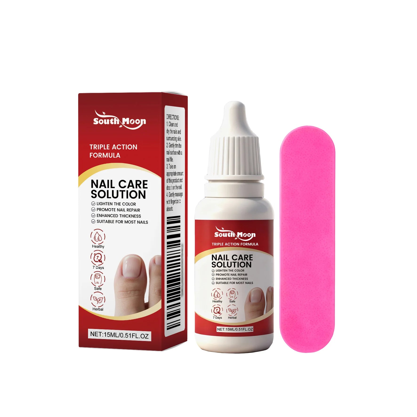 South Moon Nail Care Liquid Effective Soften Cuticle Improve Texture Strengthen Fingernail Healthy Nourish Nail Nursing Solution