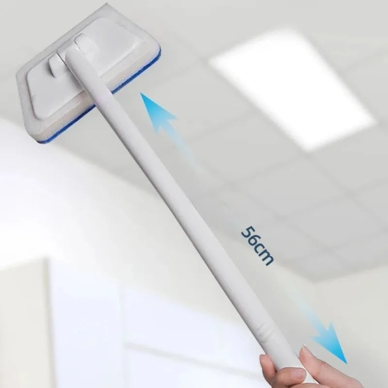Cleaning Brushes  Bathroom Accessories Wall Cleaning Sponge Hanging Long Handle Removable Floor Bathtub Home Household