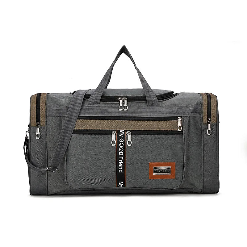 Travel Bag Large Capacity Handbag Portable Outdoor Carry Luggage Convenient Practical Male's Weekend Duffle Bags Random Letters