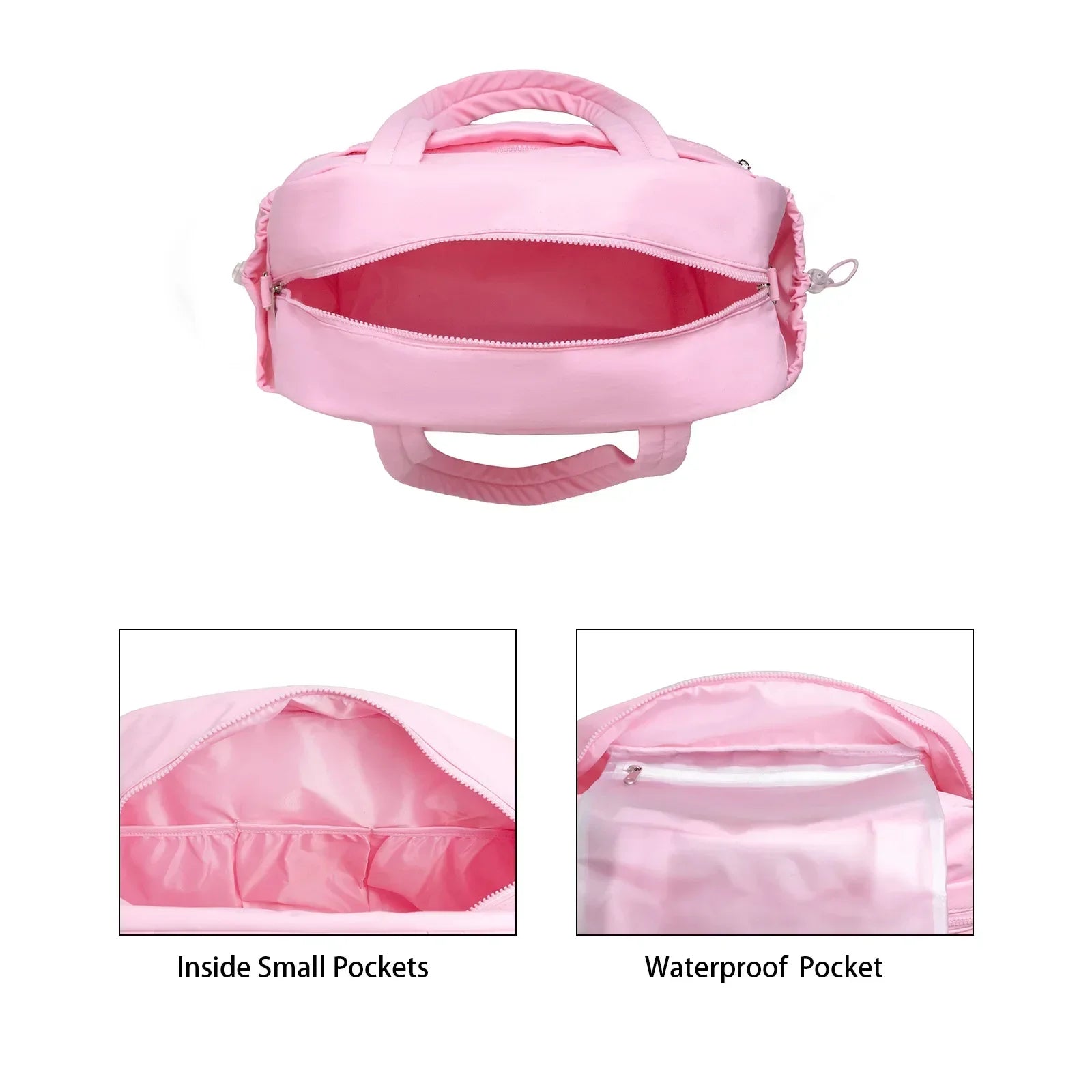 Travel Bag, Large Capacity Luggage Bag, Sports and Fitness Bag, Waterproof Hand Luggage, Pregnant Women's Handbag