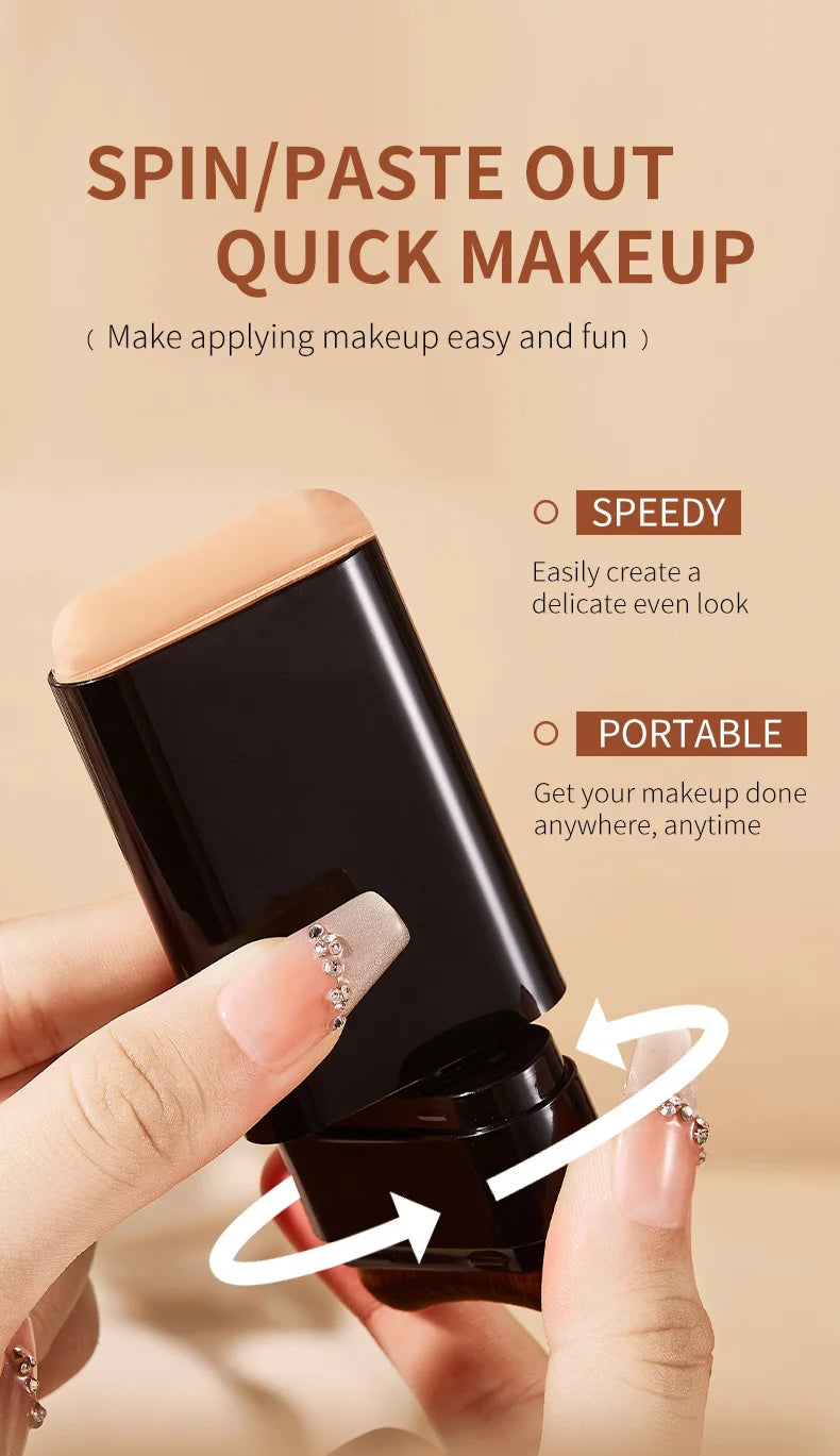 Waterproof concealer can cover defects for a long time, light and non greasy natural makeup effect