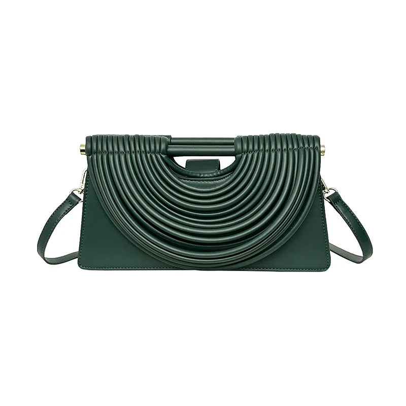 Luxury Evening Handbag For Women Golden Noodle Knot Design Dinner Party Clutch Bag Luxury Designer Square Crossbody Bags