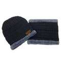 Winter Hat for Men Soft Velvet Knit Cap Coral Fleece Scarf Outdoor Riding Windproof Ski Mask Warm Thickened Cold Weather Gear