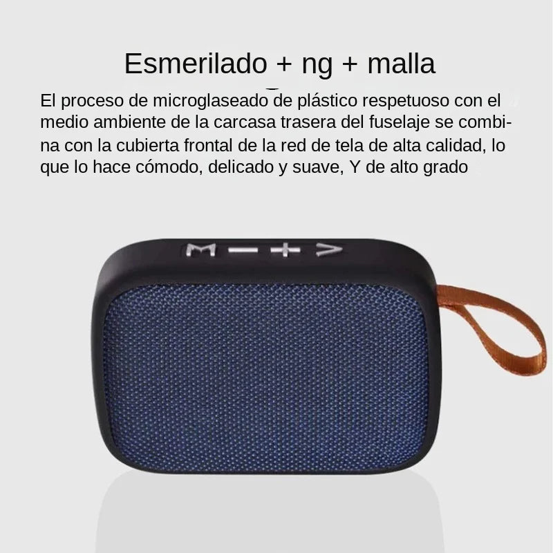 Portable Mini Fabric Strip Bluetooth Speaker Sound 3D Stereo Music Surround Bass Outdoor Speakers Support FM-TF Cards For Phone