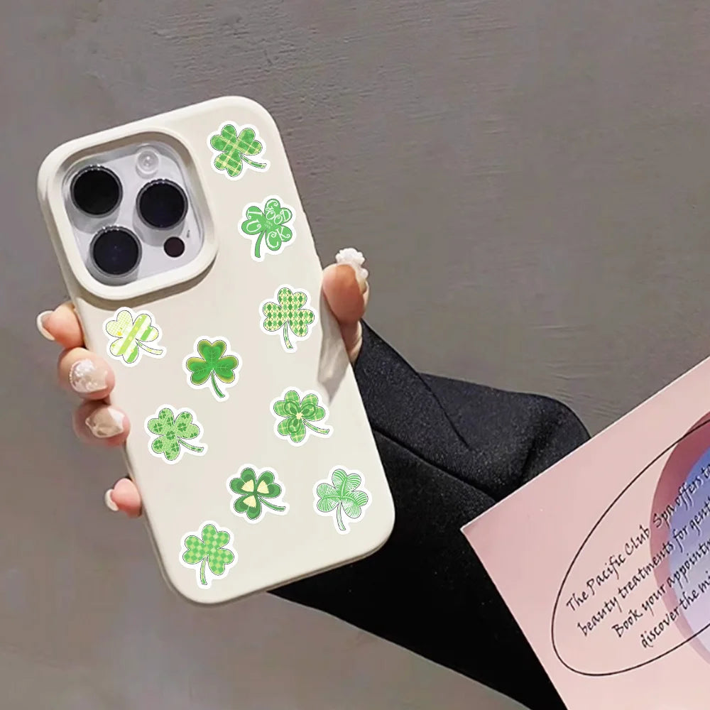 500pcs St Patrick‘s Day Stickers Decals For Laptop Notebook Skateboard Helmet DIY Aesthetic Stickers Creative Festival Gifts