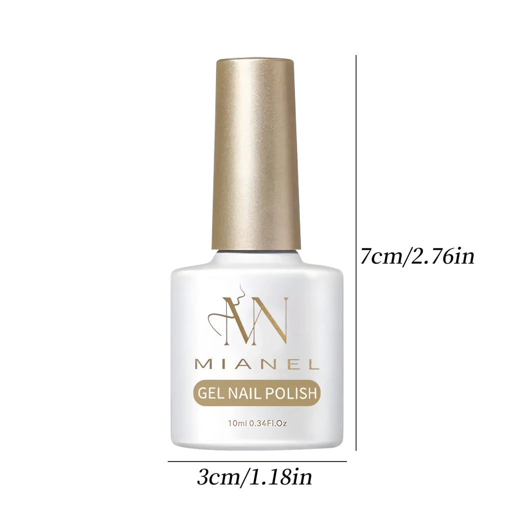 10ML 1-8pcs Autumn Brown Amber Series Jelly Gel Nail Polish Leopard Nails Popular Online Celebrity Ice Clear Caramel Nail Polish