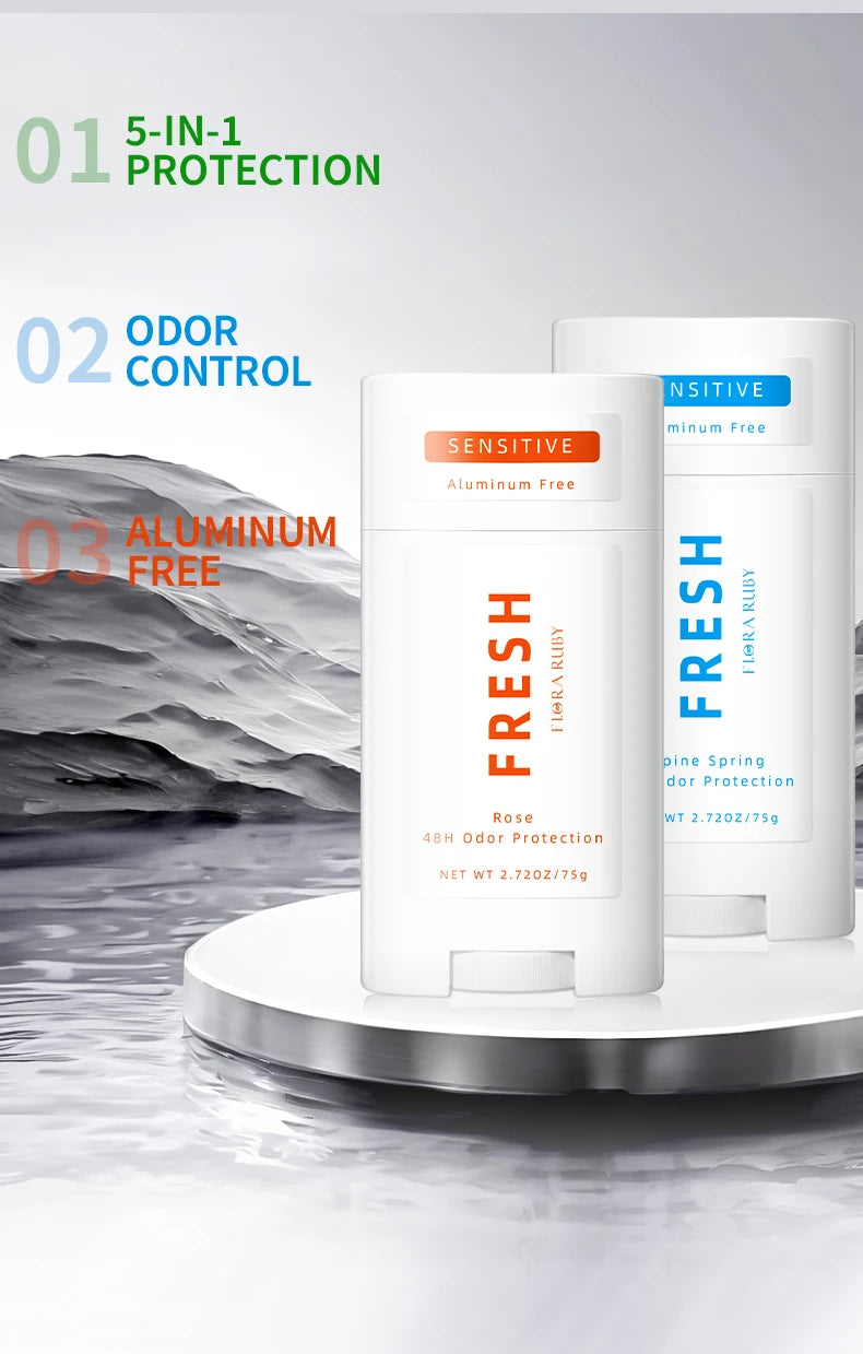 Deodorant Contains Naturally Derived Ingredients, 72 Hour Odor Control | Deodorant for Women Men, Aluminum Free, Coconut Oil 75g
