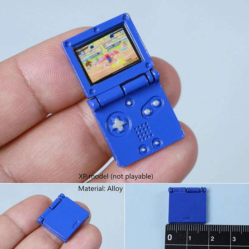 Dollhouse Compatible Miniature Game Console Model, Ideal for Decoration and Prop Photography