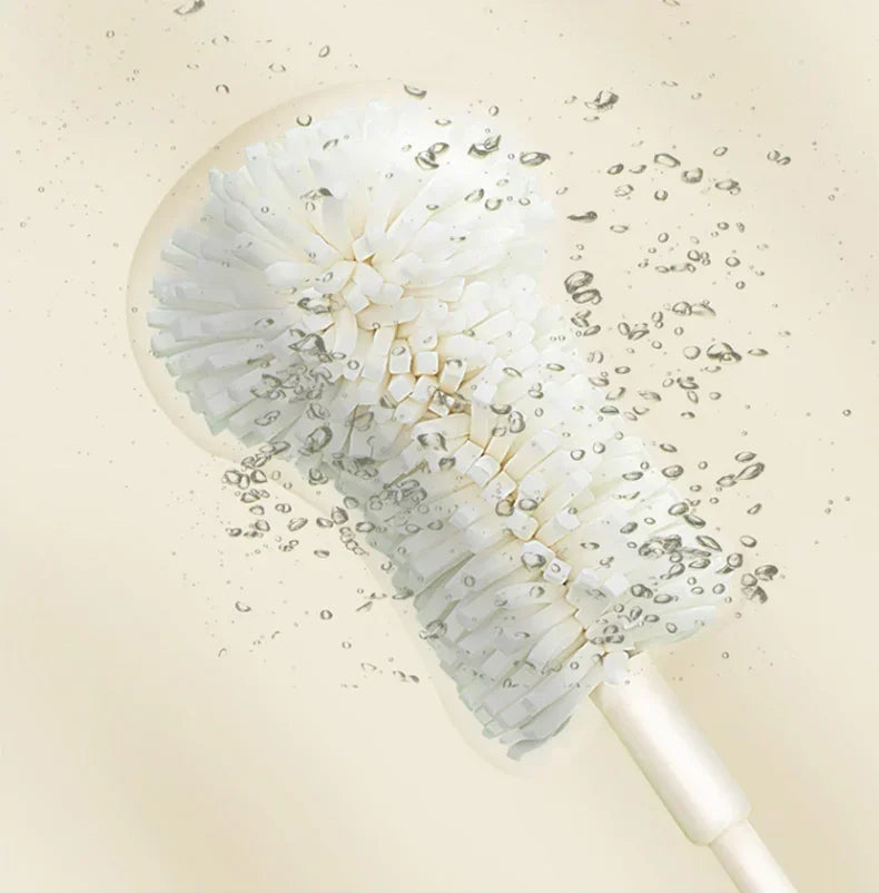 Sponge Brush Cup Scrubber Glass Cleaner Kitchen Cleaning Tool Long Handle Drink Wineglass Bottle Household Cleaning Brush