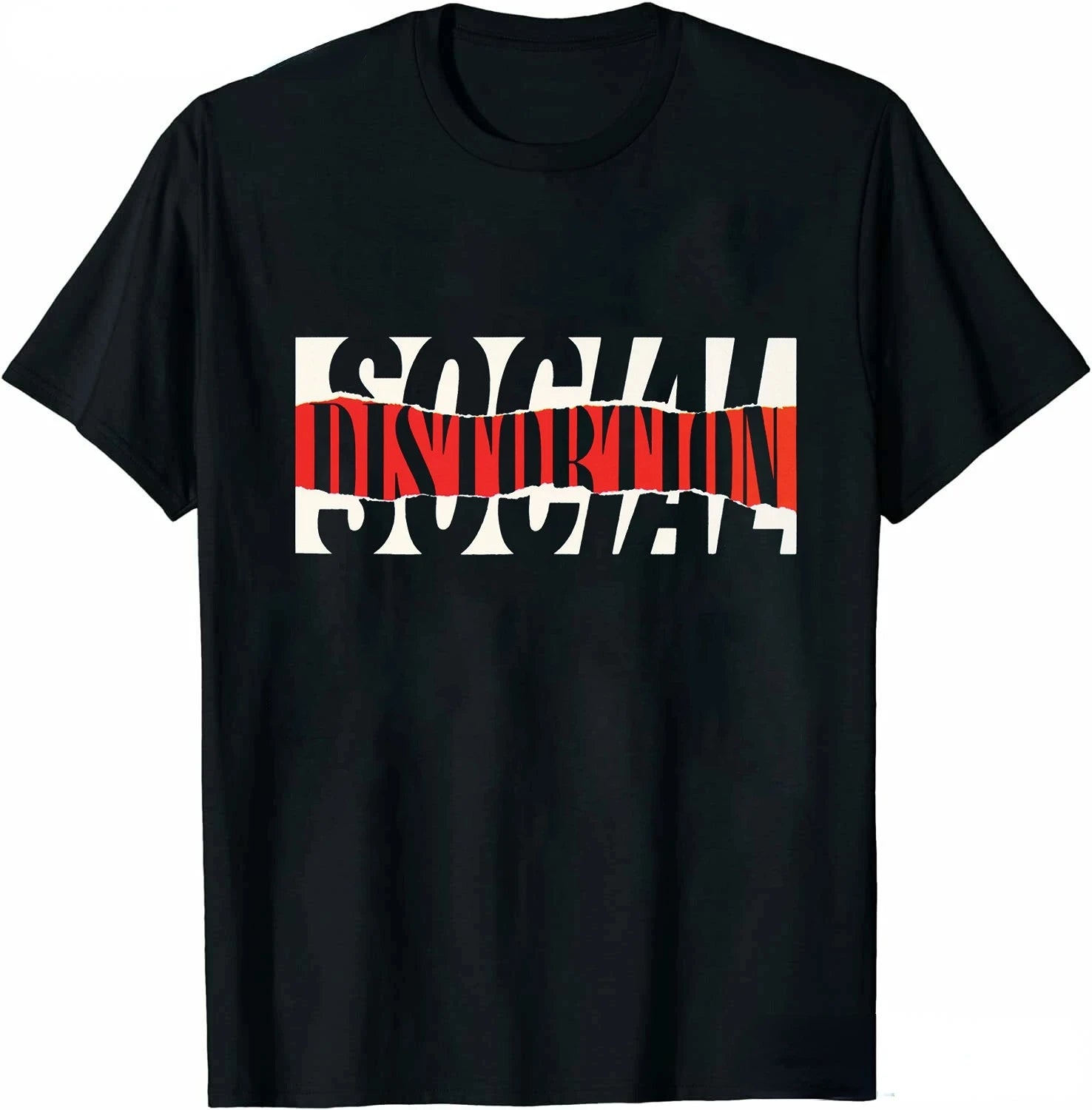 Men Clothing Social Distortion Winged Wheel TShirt Ball and Chain Mens Tshirt Street Hip Hop Style Tees Loose Tops Streetwear