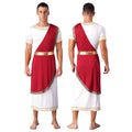 Mens Ancient Greek God Cosplay Outfit Roman Robe Costumes Ancient Greek Toga Spartan Dress Up Retro Vintage Warrior Clothing