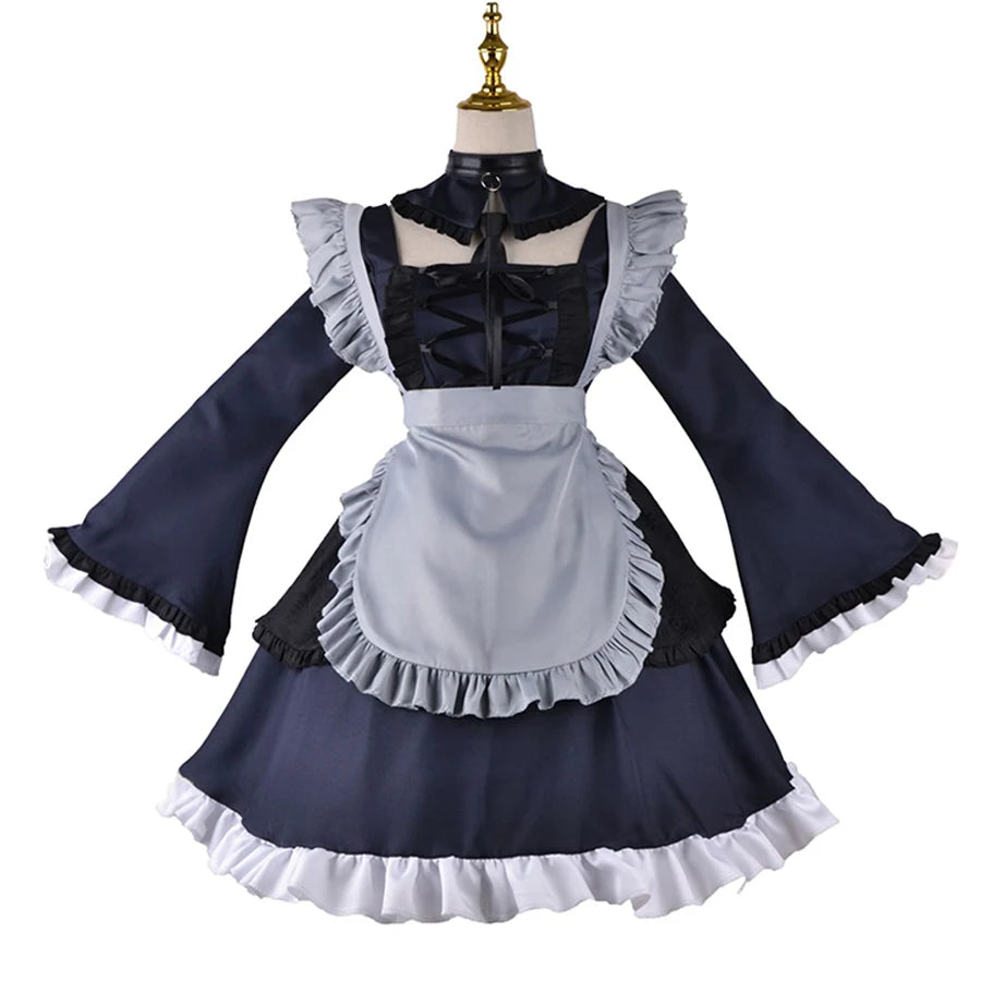 Anime My Dress Up Darling Cosplay Costumes Marin Kitagawa Lolita Dress Kuroe Shizuku Black Maid Dress Uniform Halloween Suits