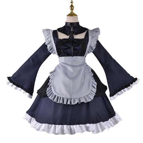 Anime My Dress Up Darling Cosplay Costumes Marin Kitagawa Lolita Dress Kuroe Shizuku Black Maid Dress Uniform Halloween Suits