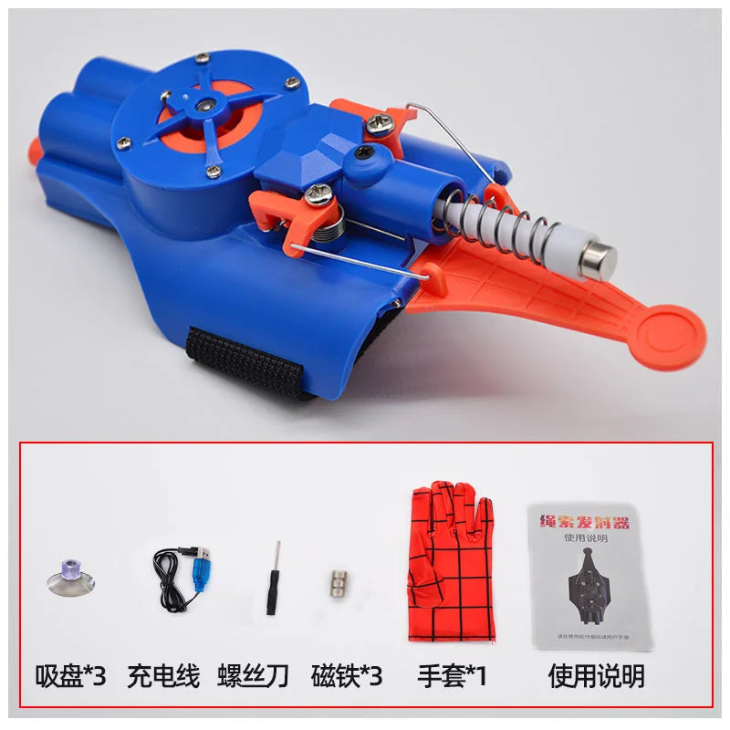 Hot Selling Eva Air Soft Bullet Spider Web Shooters Toy Spider Anime Web Shooters With Wrist Role-Play Toys Set Gifts Hot