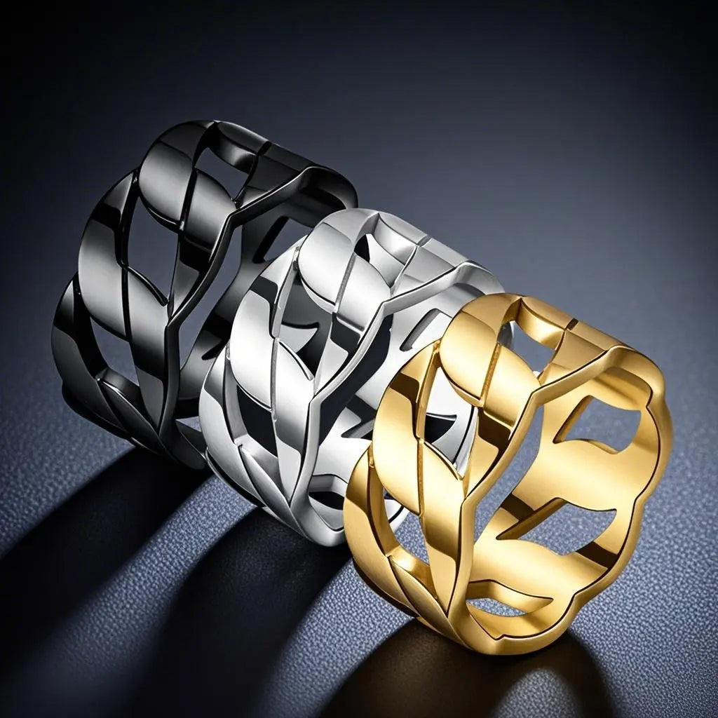 New Unisex Rings Simple Luxury Stainless Steel Fashion Wedding Jewelry Gift for Men & Women Korean Fashion Trend Jewelry Льготы