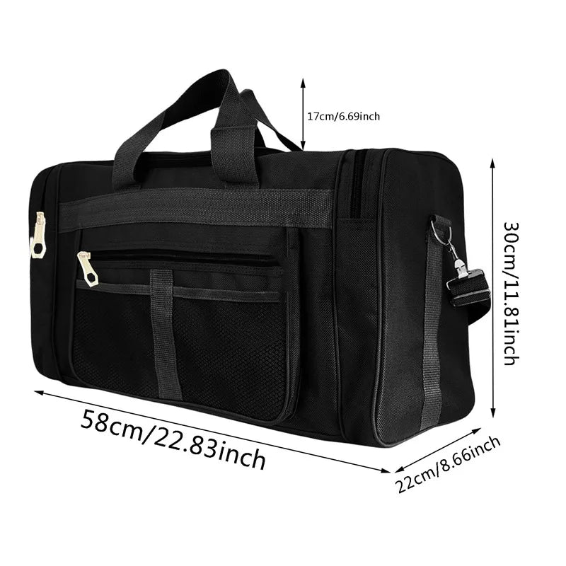 Travel Bag Large Capacity Handbag Portable Outdoor Carry Luggage Convenient Practical Male's Weekend Duffle Bags Random Letters