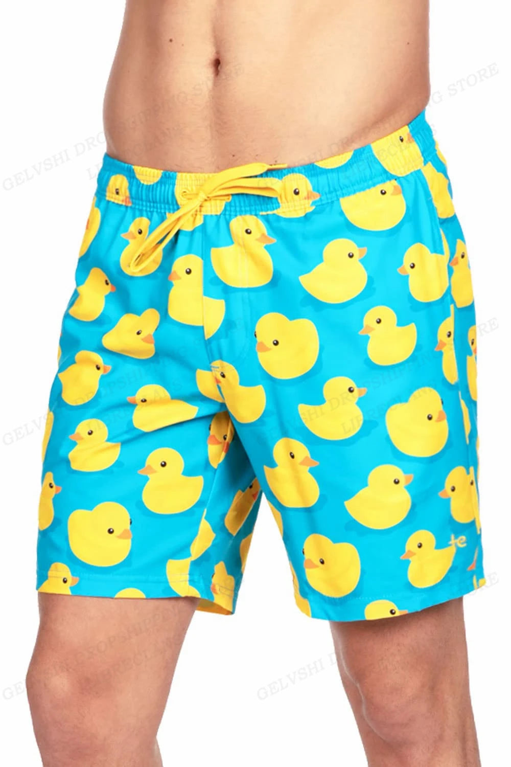Duck Board Short Kids Beach Shorts Men's Swimming Trunks Masculina Casual Shorts Boy Sports Briefs Swimwear Trunk Quick Dry Pant