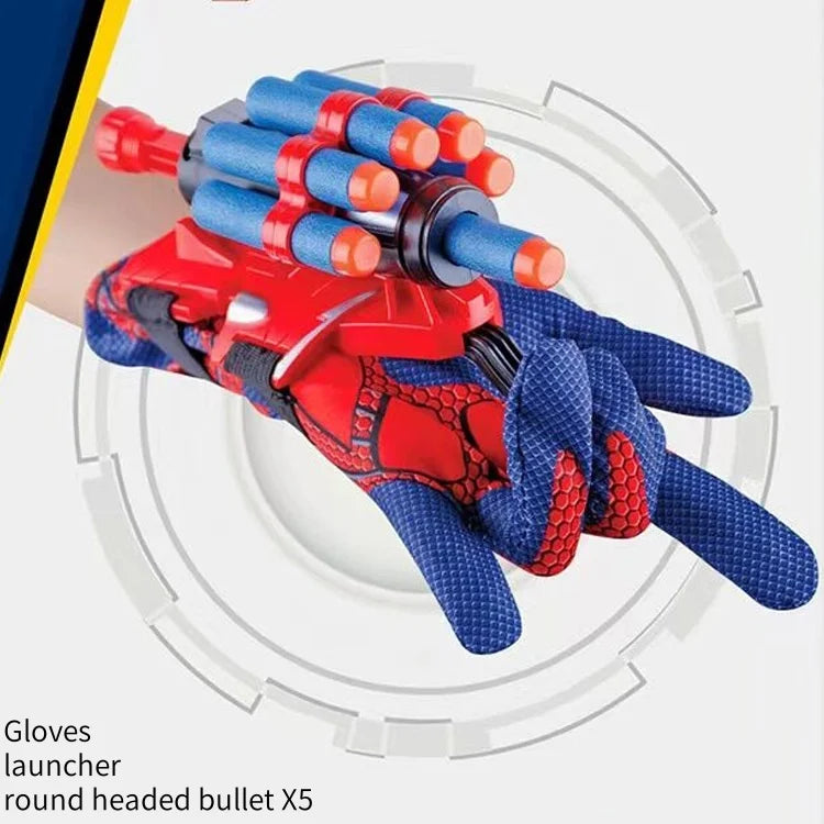 Hot Selling Eva Air Soft Bullet Spider Web Shooters Toy Spider Anime Web Shooters With Wrist Role-Play Toys Set Gifts Hot