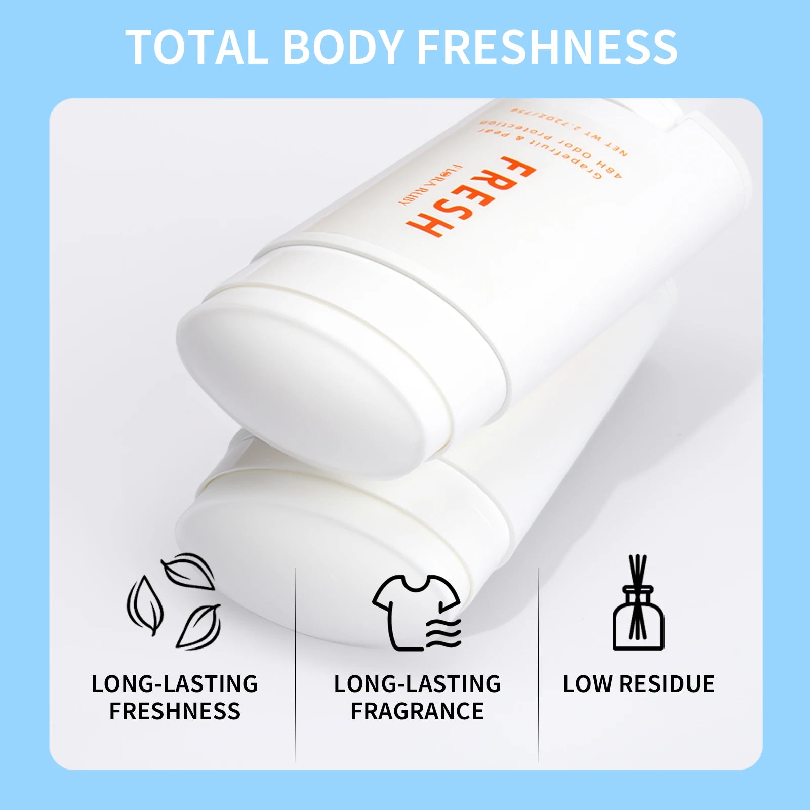 Deodorant Contains Naturally Derived Ingredients, 72 Hour Odor Control | Deodorant for Women Men, Aluminum Free, Coconut Oil 75g