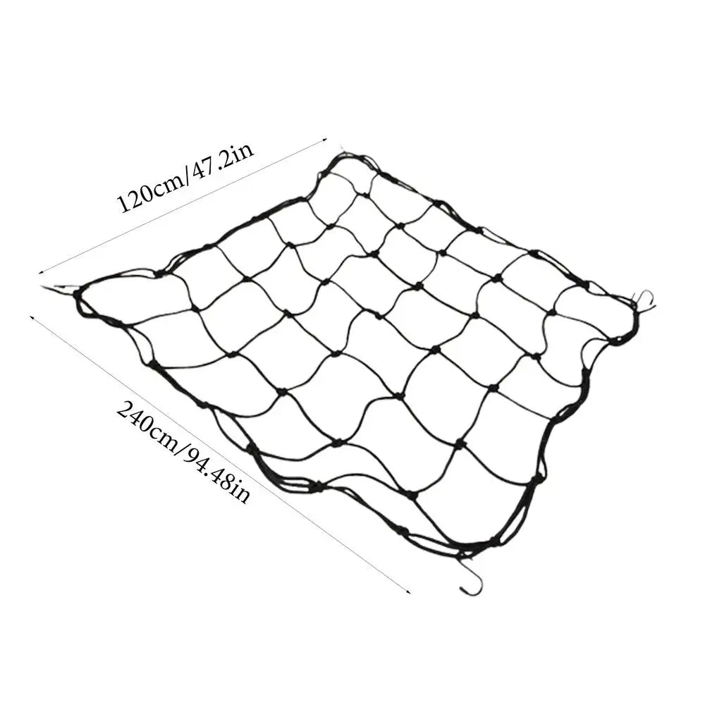 Trellis Net for Grow Tent Elastic Hydroponics Support Plant Net with Hooks Growing Net 44 Inch Grid Heavy-Duty Construction