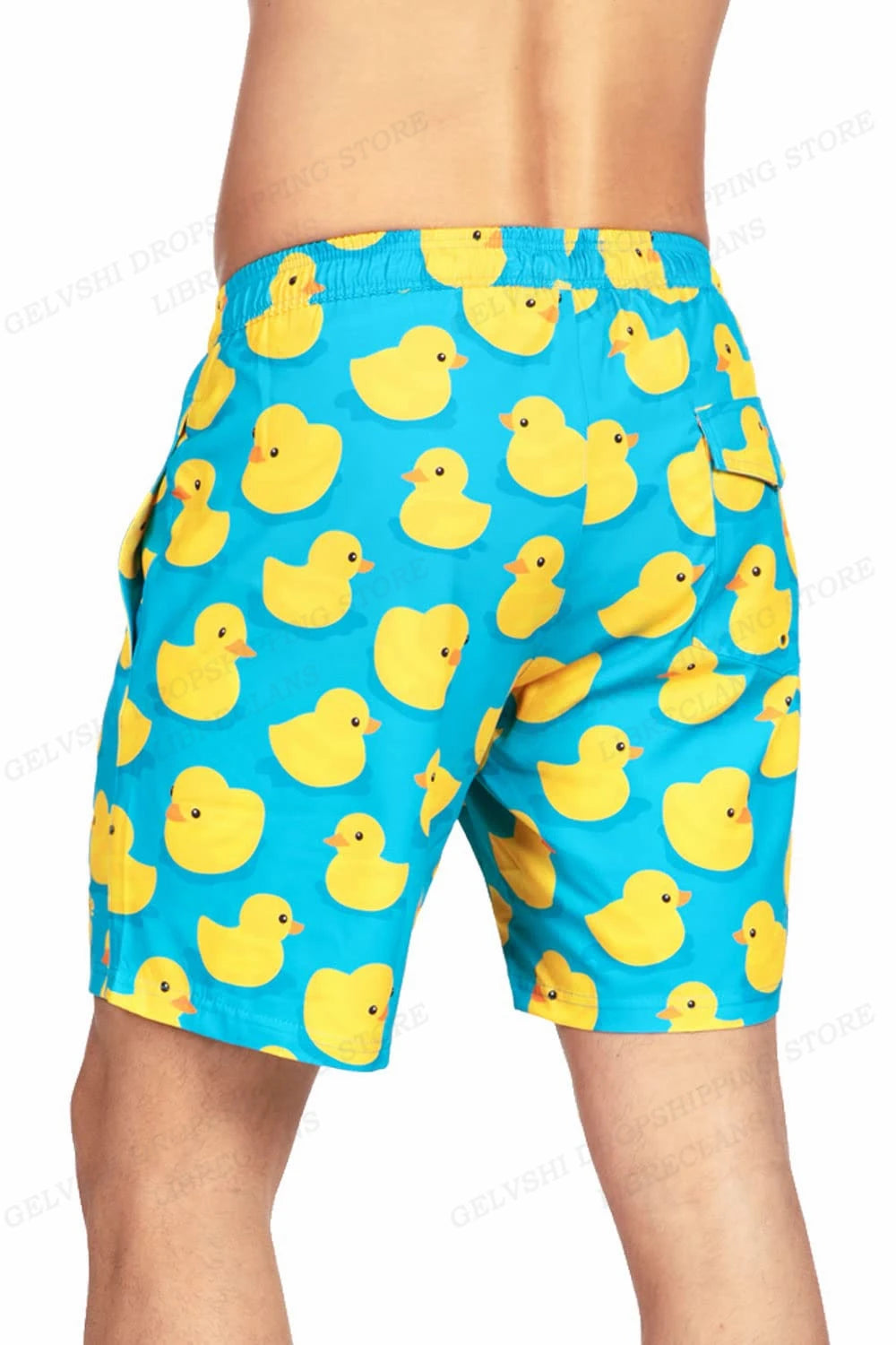 Duck Board Short Kids Beach Shorts Men's Swimming Trunks Masculina Casual Shorts Boy Sports Briefs Swimwear Trunk Quick Dry Pant