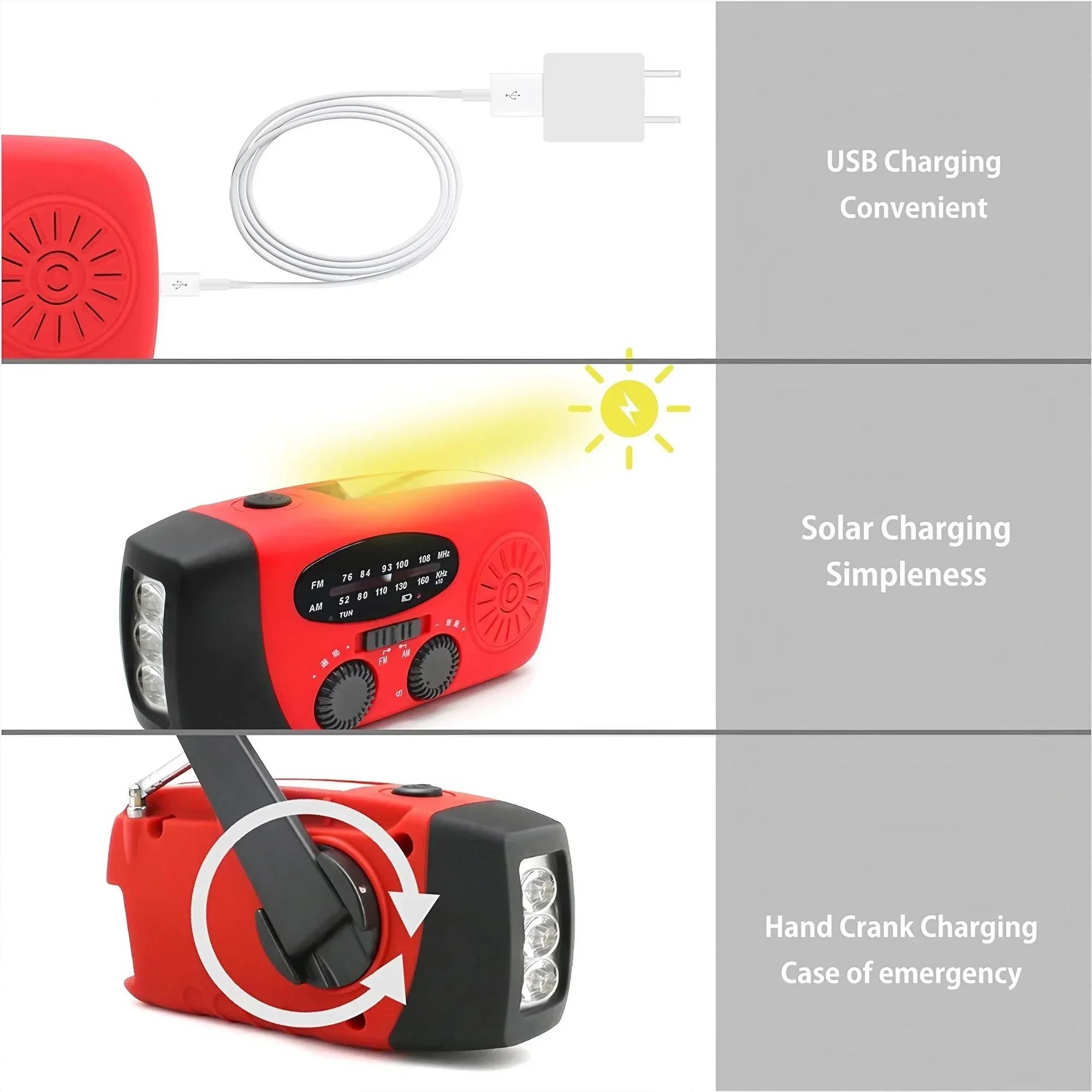 Portable Mini Radio Rechargeable Handheld FM USB TF MP3 Player Wireless Speakers Compact Audio Device