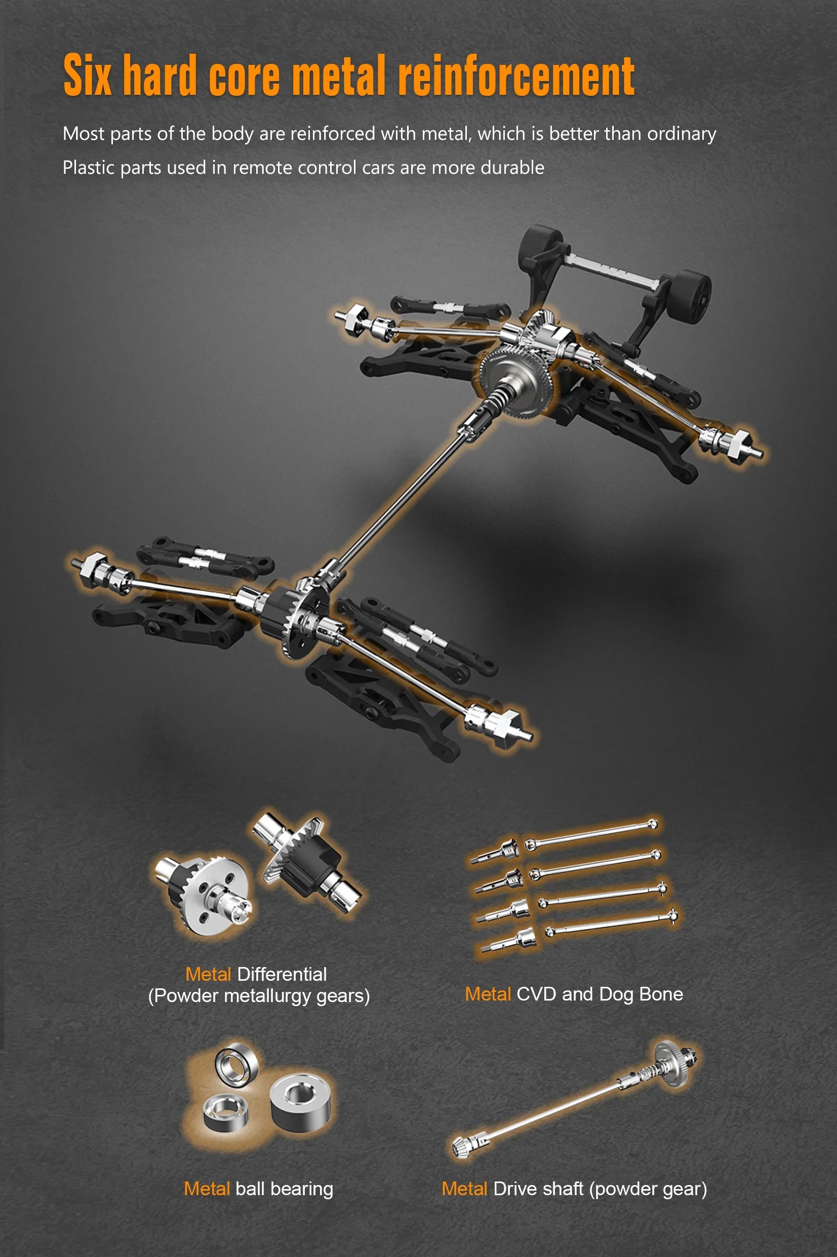 JIUSI MT14R 1/14 RC Racing Car 3S Battery 4WD 80km/h Brushless Motor 2.4G Remote Control 35C High Speed Off-road RC Truck