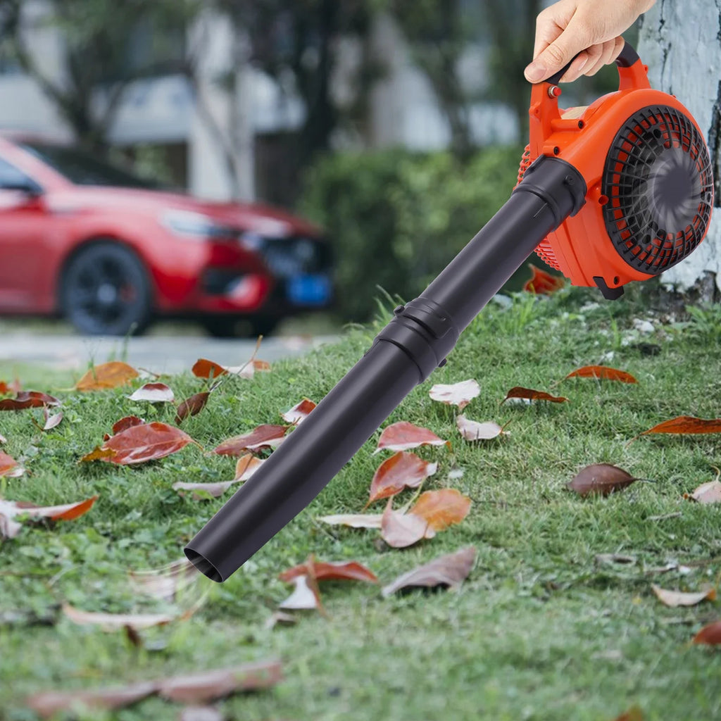 Gasoline Leaf Blower 25.4cc,Gas-Powered Leaf Blower with 25.4cc Engine,Anti-Suction Mesh,Ergonomic Handle for Yard and Lawn Care