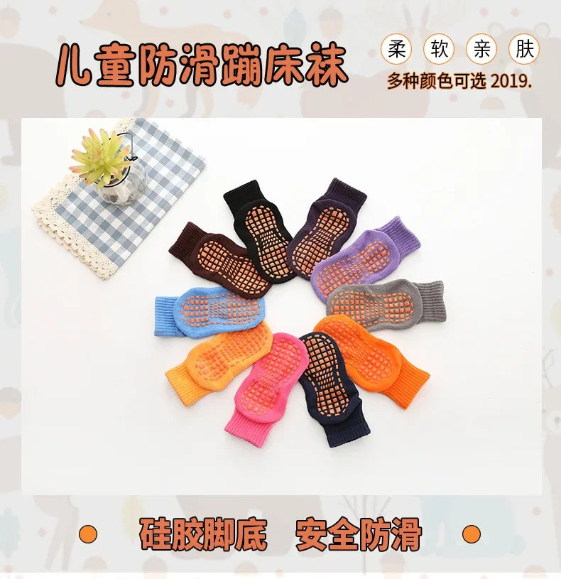 1 Pair Cartoon Children Teenagers Short Socks Boys Kids Men Sock Non-slip Sports Football Socks 1 To 10 Year