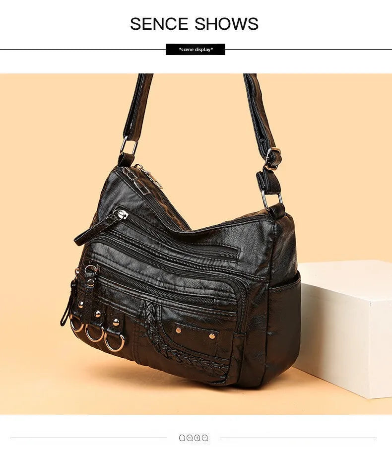 2026 New Ladies Soft Leather Bags High Quality Purses and Handbags Famous Designer Crossbody Shoulder Bag for Women Sac A Main