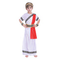 Medieval Cosplay Costume for Kids, Ancient Roman Boy, Greek Emperor Caesar, Historical Outfit for Book Week Day, Halloween Party