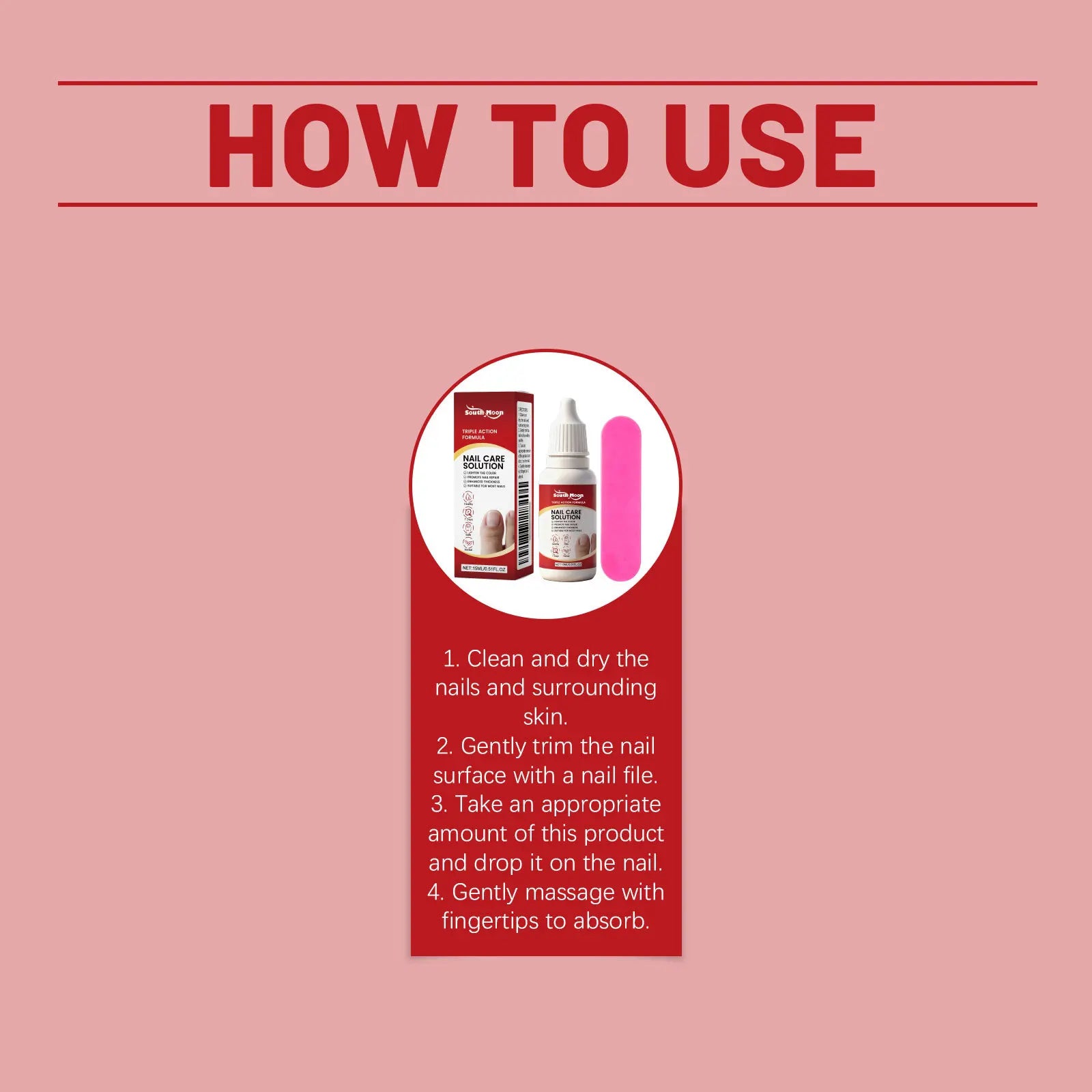 South Moon Nail Care Liquid Effective Soften Cuticle Improve Texture Strengthen Fingernail Healthy Nourish Nail Nursing Solution