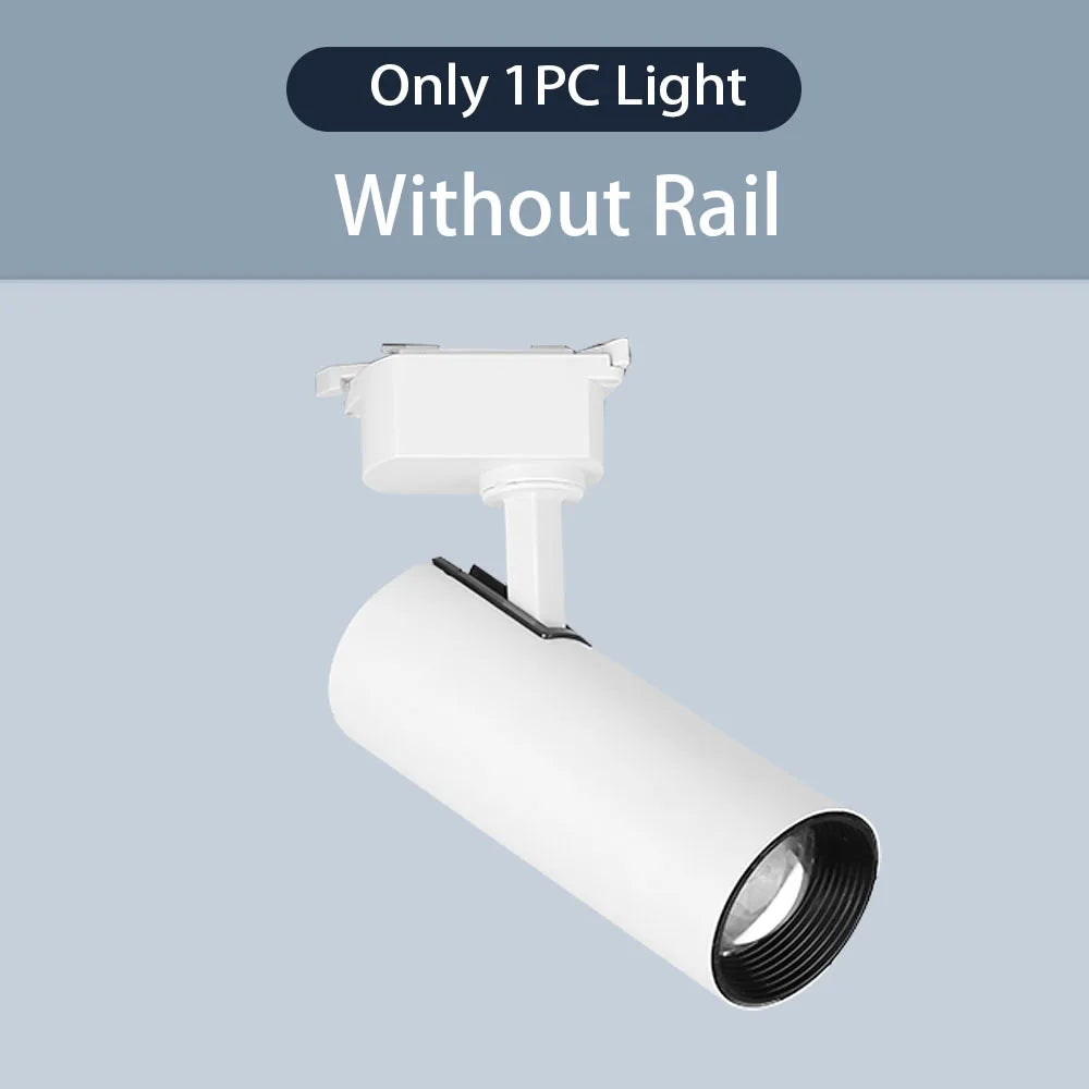 Dimmable Track Light with Remote Control Led Spot Lights 110V 220V Ceiling Lamp for Living Room Bedroom Kitchen Linear Lighting