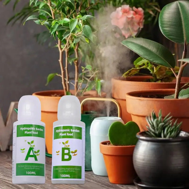 Fertilizer A and B Hydroponic Garden Plant Food Plant Fertilizer For Flowers Vegetables Grass Nutrients Garden Plant Using