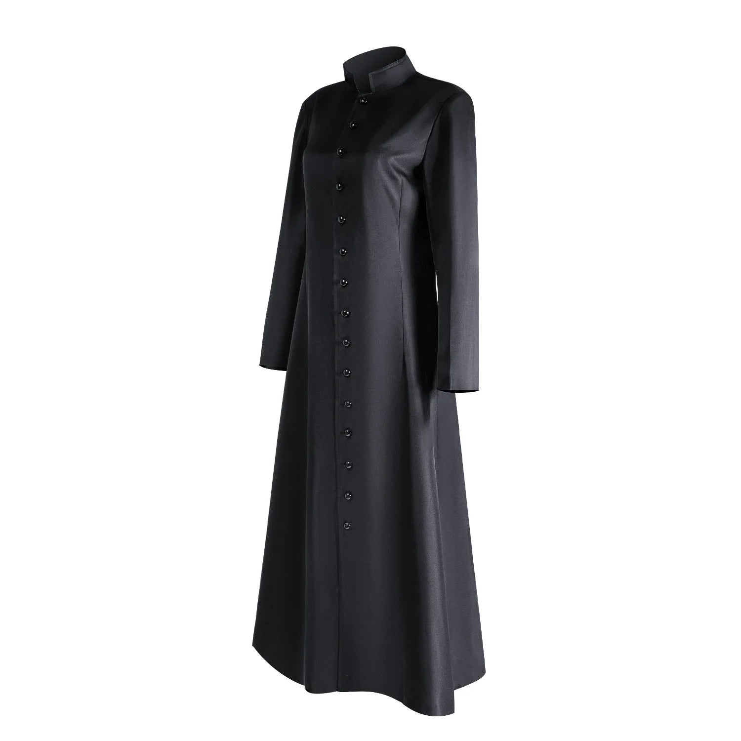 Medieval Priest Costume Long Clergy Robes Clergy Costume Pastor Minister Coat for Halloween Cosplay