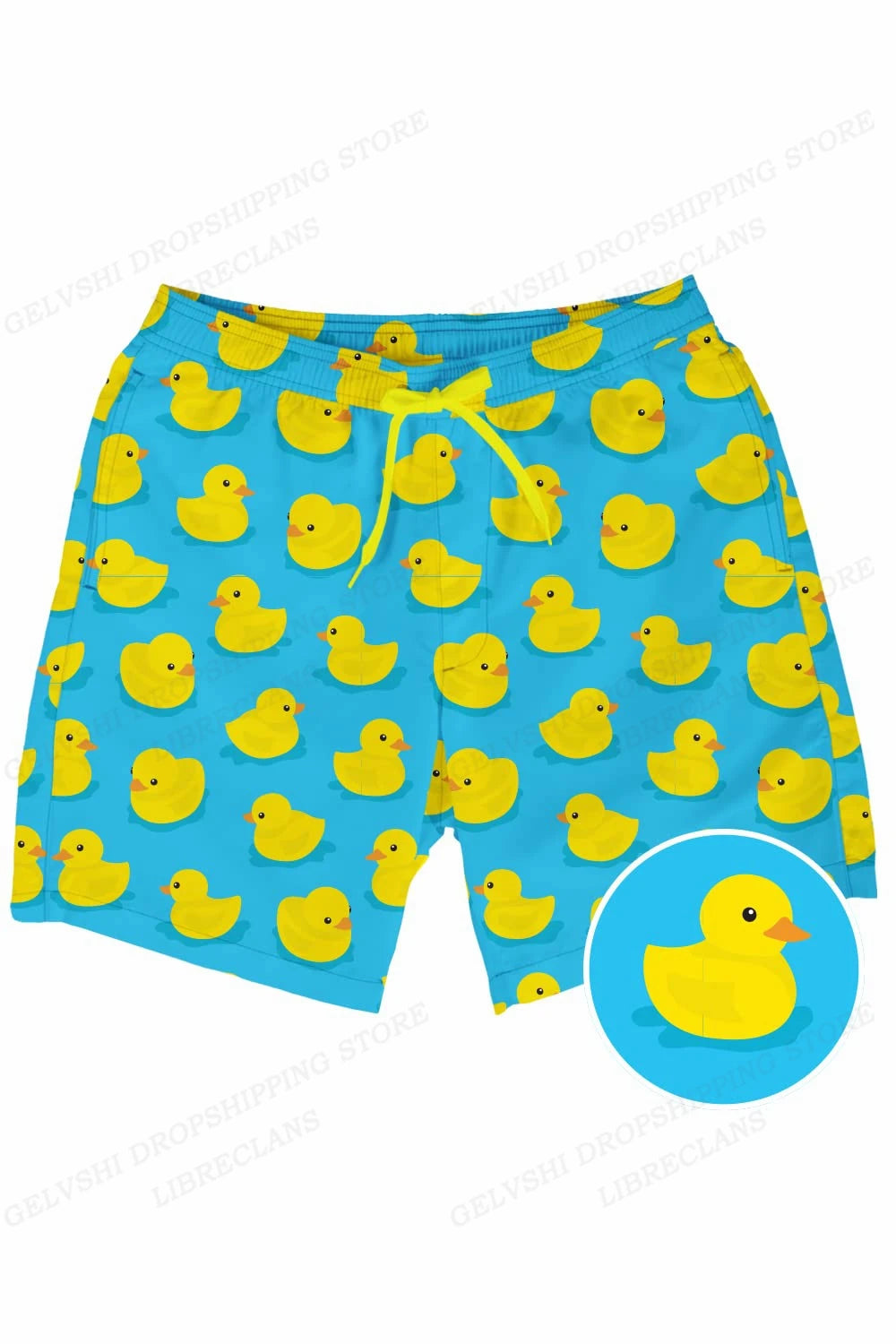 Duck Board Short Kids Beach Shorts Men's Swimming Trunks Masculina Casual Shorts Boy Sports Briefs Swimwear Trunk Quick Dry Pant