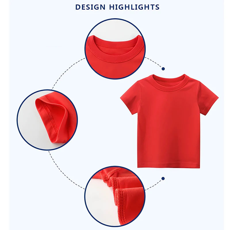Paw Patrol Blue T-shirts for Boys Anime Cartoon Cute Birthday Clothing Children Summer Fashion Short Sleeved Shirt Kids Clothes