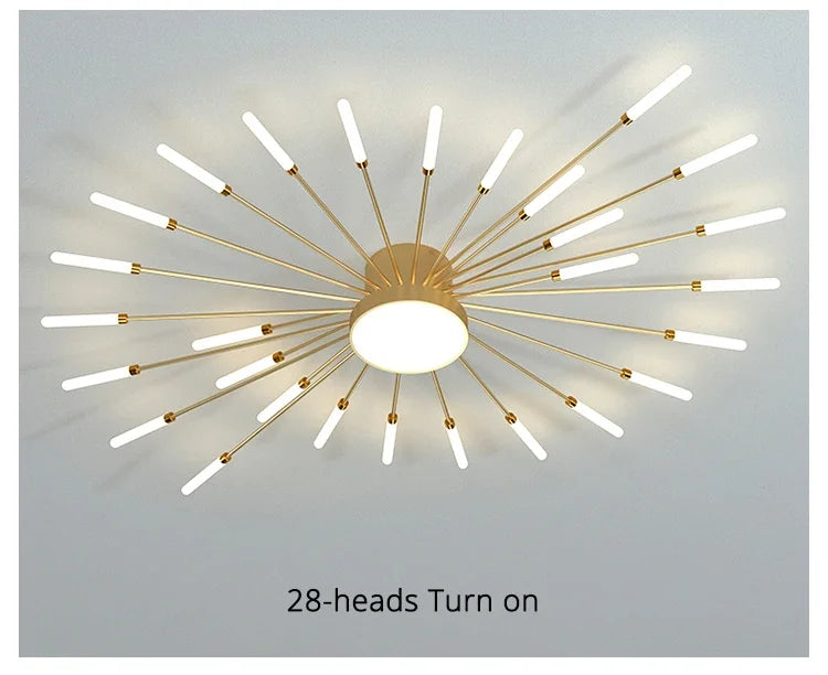 Modern LED Ceiling Lamp Luxury Household Living Dining Room Chandelier Home Decor Bedroom Pendant Light Kitchen Lustres Fixtures