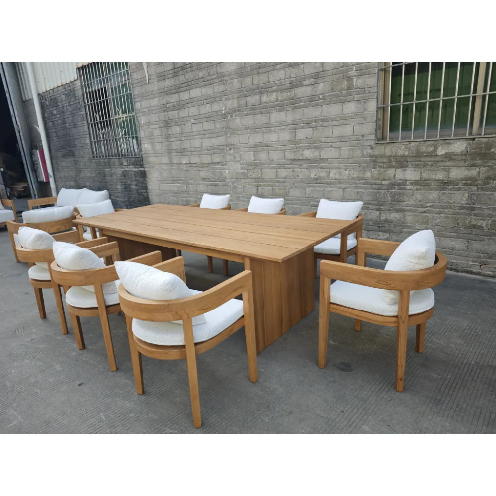 Hotel Modern Aluminum Outdoor Furniture Villa Garden Sofa Set Durable Patio Furniture Set Resort Luxury  Outdoor Garden Use