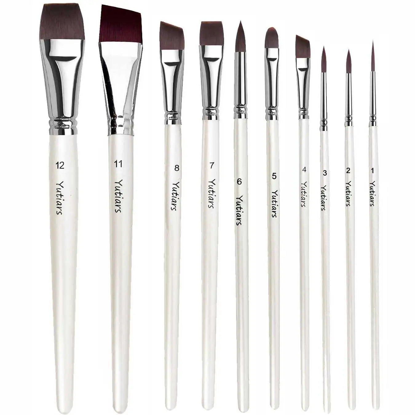 10Pcs Face Brush ，3pcs Finger Sponge Case Daubers Foam and 6pcs Paint Sponges for Oil Acrylics Watercolor Rock Canvas Painting