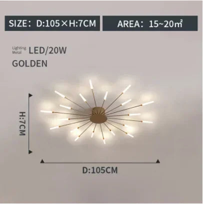 Modern LED Ceiling Lamp Luxury Household Living Dining Room Chandelier Home Decor Bedroom Pendant Light Kitchen Lustres Fixtures