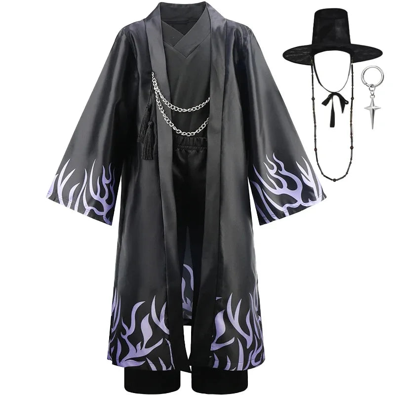 Cosplay Costume stage performance costumes K-POP male cosplay props, party cosplay costumes, Korean national costumes boys Idol