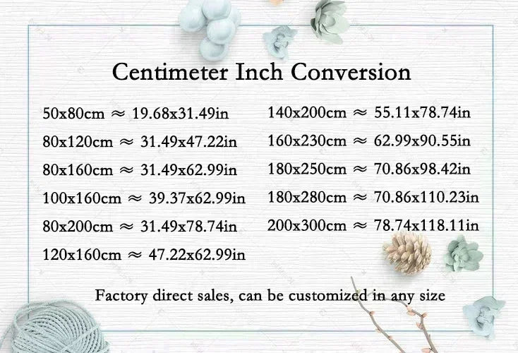 Large Area Carpets for Living Room Easy Clean Non-slip Bedroom Cloakroom Decoration Rugs Washable Sofa Coffee Table Entrance Mat