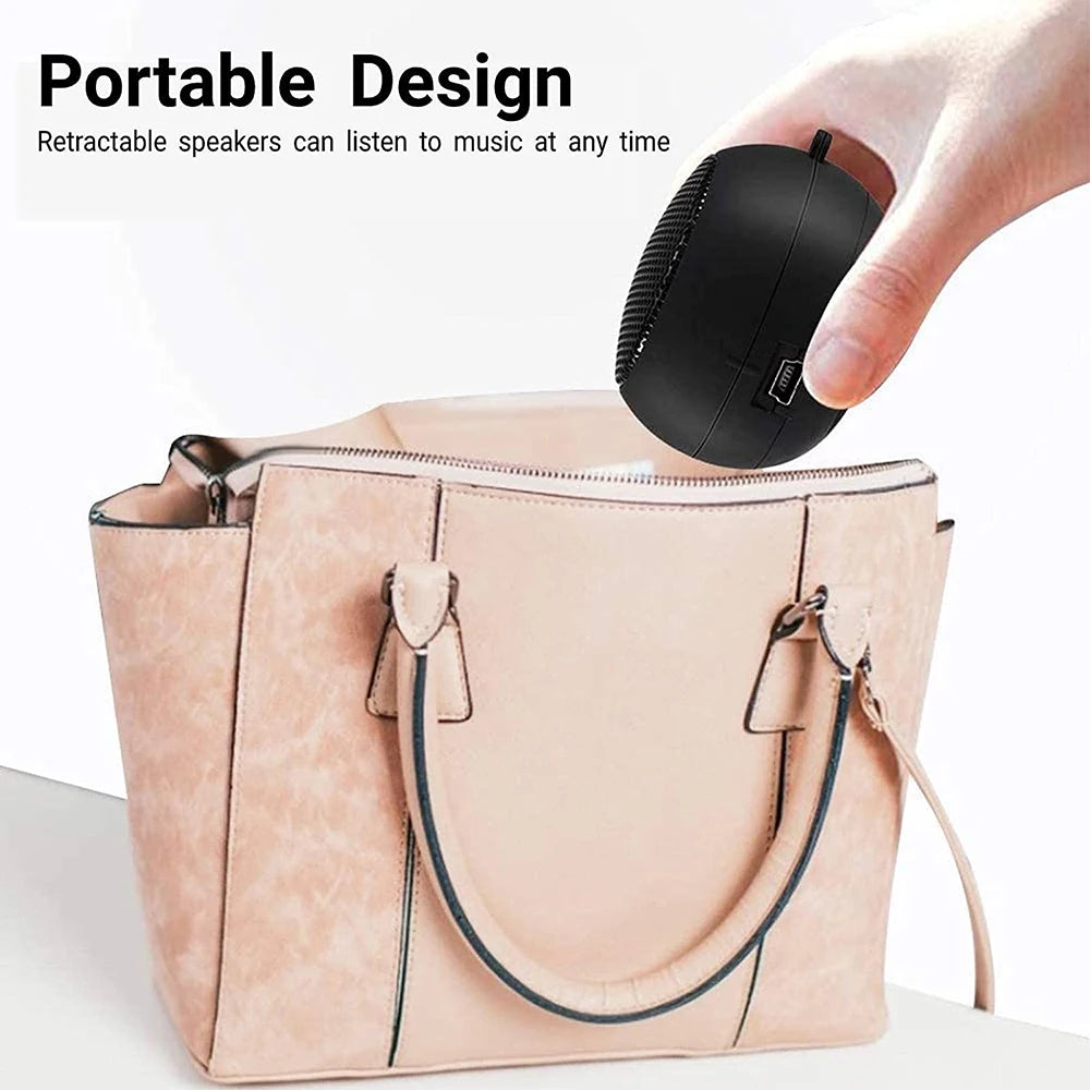 3.5mm Aux Mini Portable Speaker Travel Wired Loudspeaker Mini Sound Box Outdoor Sports HiFi 3D Surround Stereo Phone Speakers