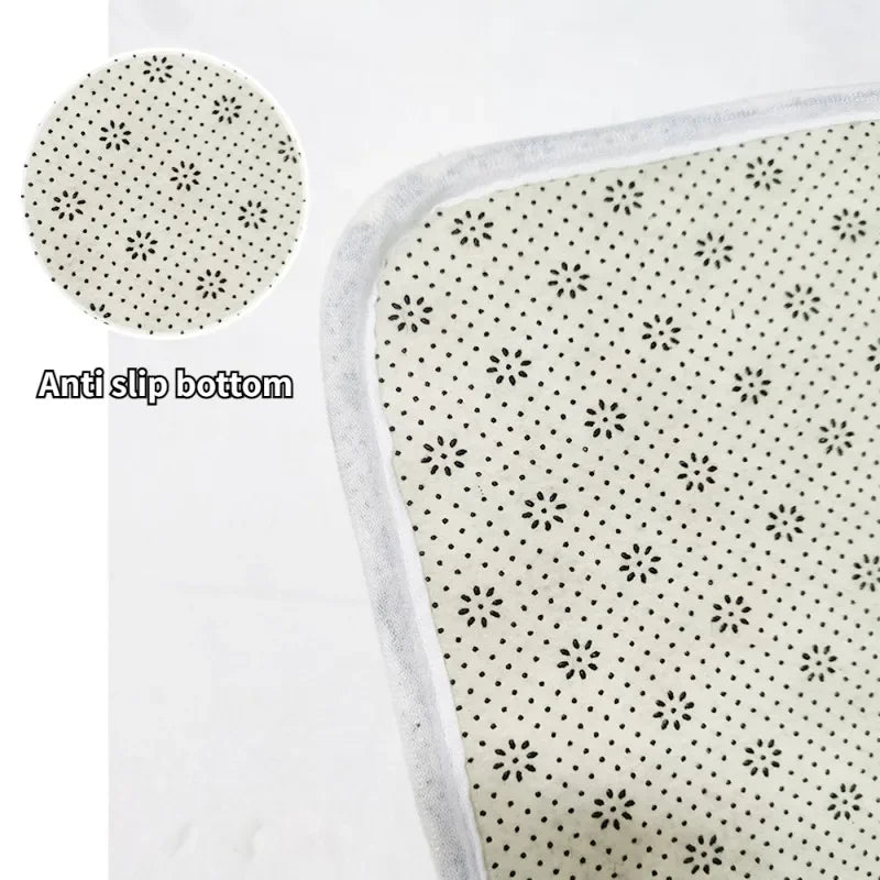 Luxury Nordic Flannel Carpets for Living Room Sofa Beside Texture Decoration Bedroom Rug Large Size Non-slip Washable Lounge Mat