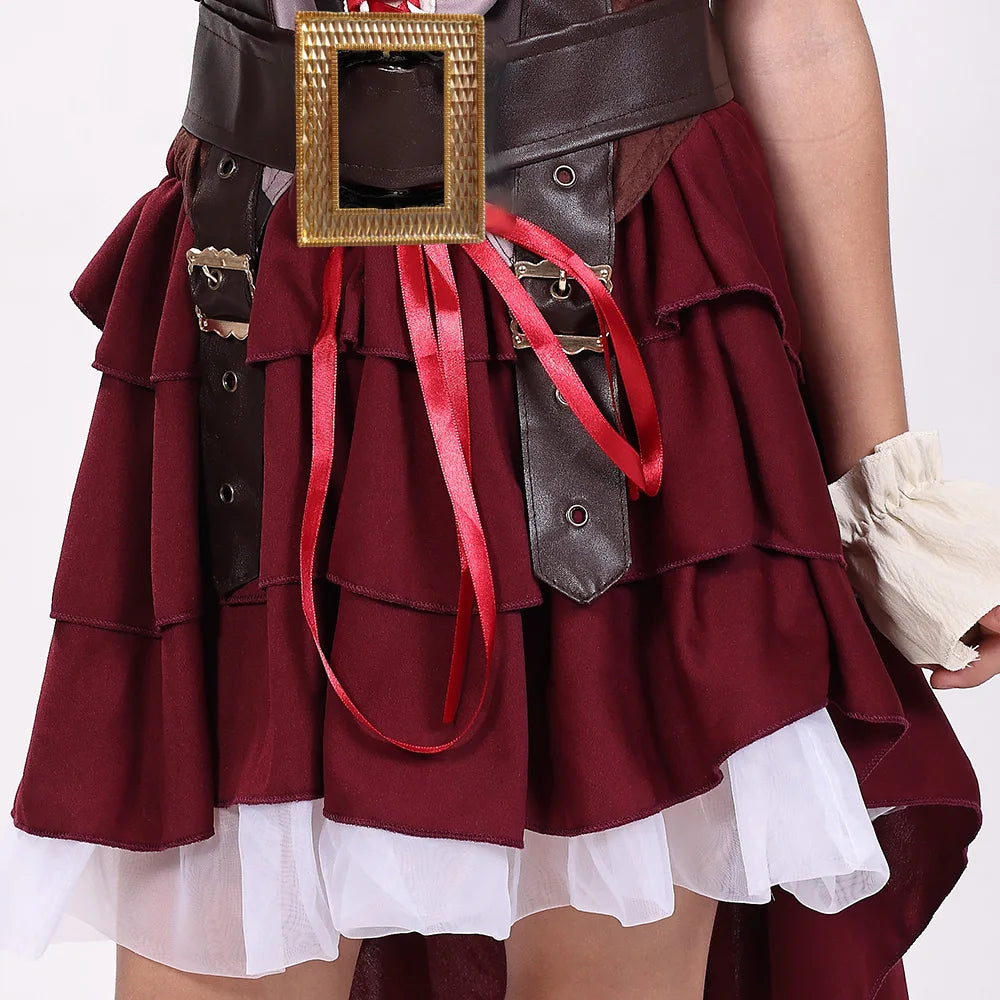 Children, adults, Caribbean pirates, character costumes, female Somali pirates, pirate suits, game costumes, uniforms